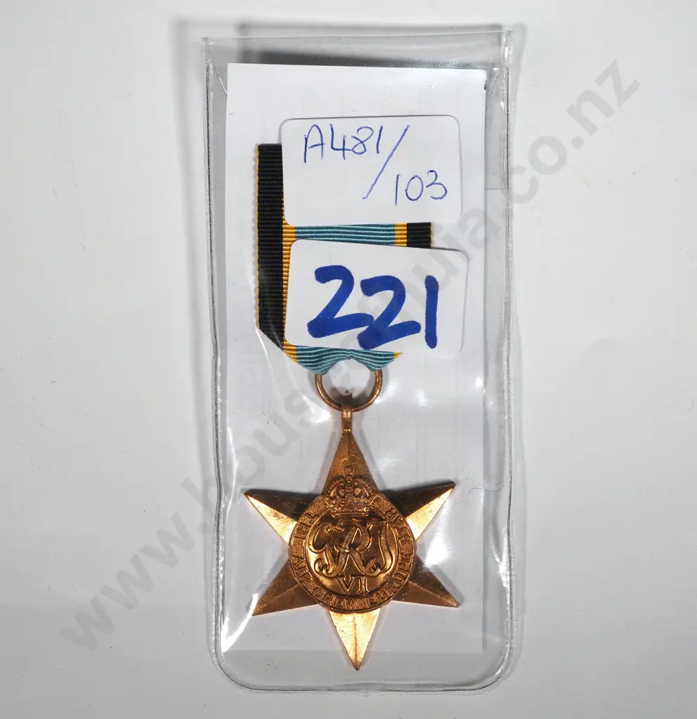 WWII Air Crew Europe Star Image 1++