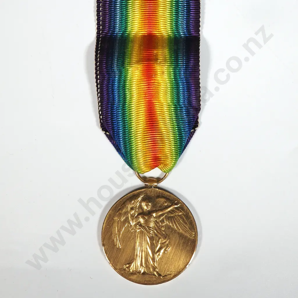 WW1 New Zealand Victory Medal to 29332 W 0 2 O. G. Wright NZEF Image 1++