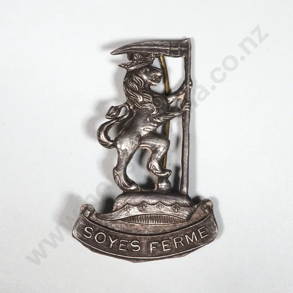 WWI Sterling Silver Rifle Brigade Sweetheart Badge. Image 1++