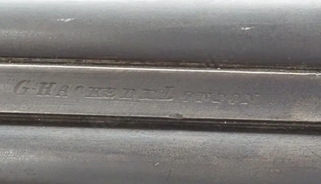 Double Barrel Percussion Shotgun. Image 1++