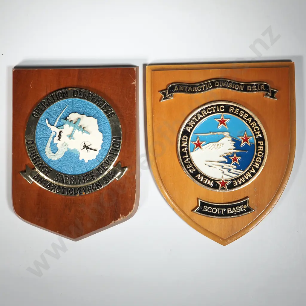 Two Antarctic Wall Plaques. Image 1++