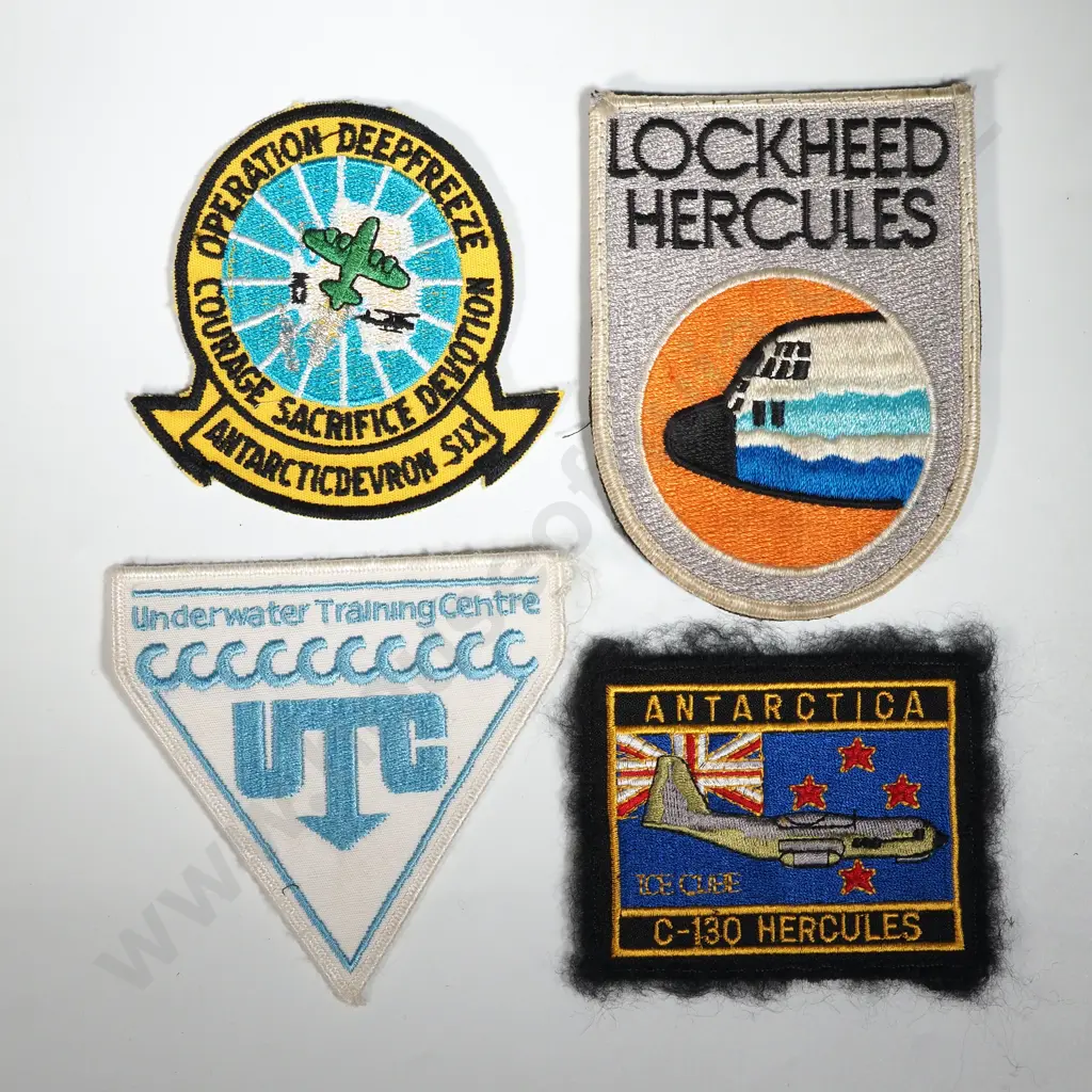 Four Antarctic & Other Cloth Badges Image 1++