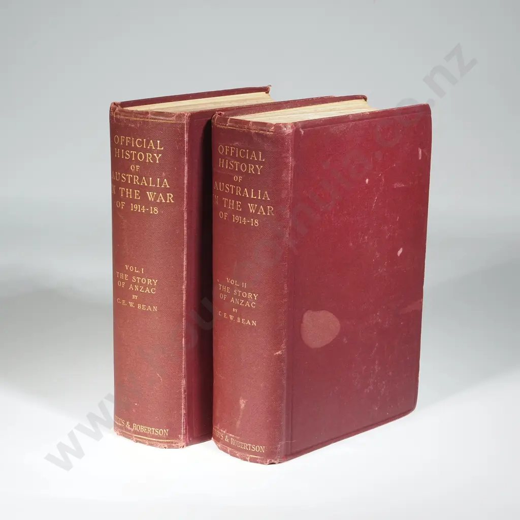 The Official History of Australia in the War  In Two Volumes By GEW Bean: Angus & Robertson, Image 1++