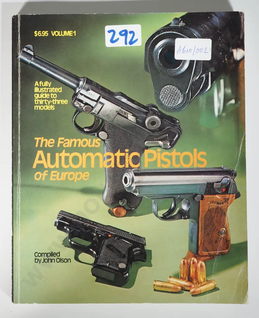 Olson, John; The Famous Automatic Pistols of Europe Image 1++