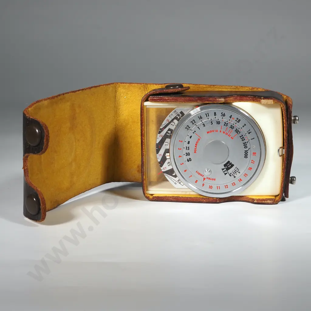 Sekonic 21B Light Meter In Original Leather Case Image 1++