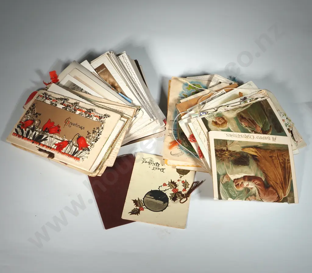 Collection Of Vintage Greeting Cards, Mainly Birthday & Christmas Cards Image 1++