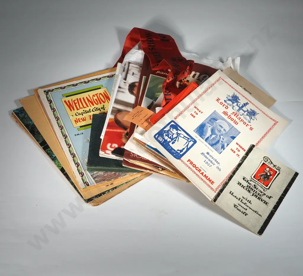 Collection Of International Ephemera Including 'Souvenir Picture Book Of Canada", Clovelly  North Devon, Rhine Panorama  Image 1++