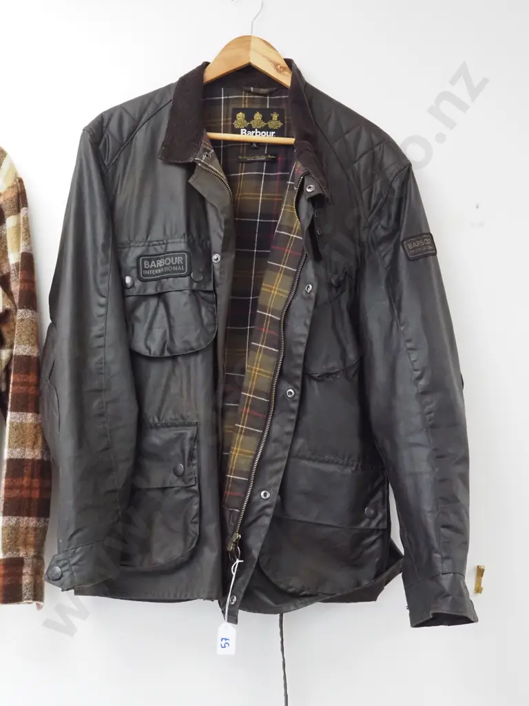 Barbour Oil Skin Jacket Image 1++