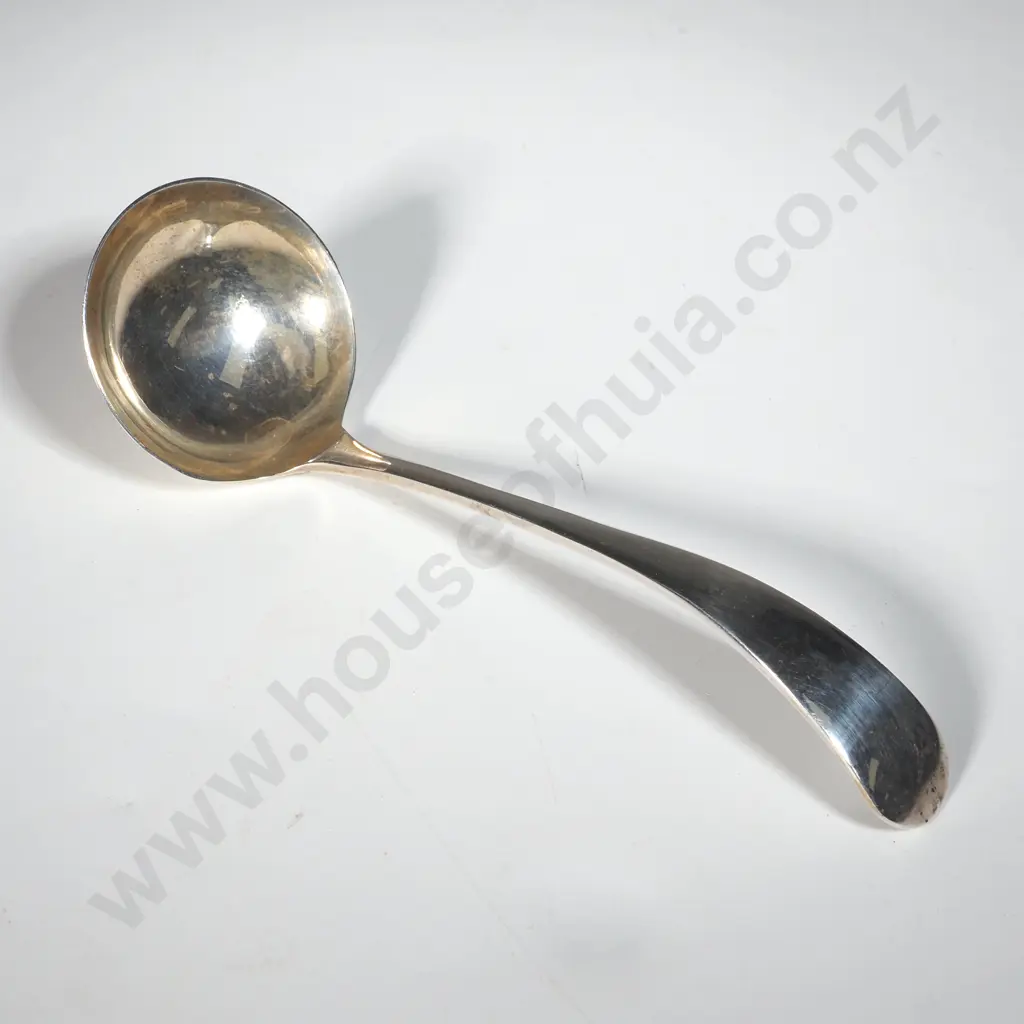 Sterling SilverOld English Pattern Sauce Ladle. Sheffield !953. Coronation Edition. Viners Ltd.  Image 1++