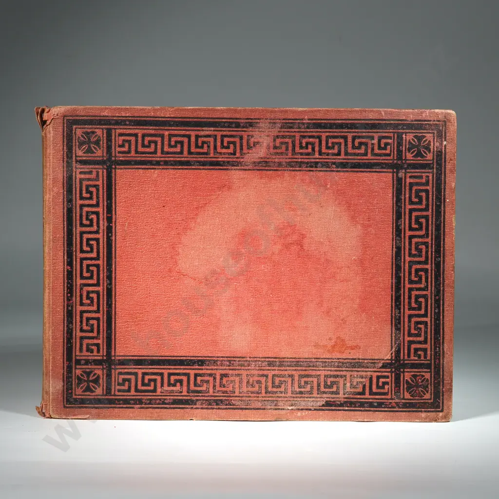 Vintage Album Containing A Collection Of Early NZ Photographs Including Wharf & Ferry Days Bay Wellington, Onstow Quay, Image 1++