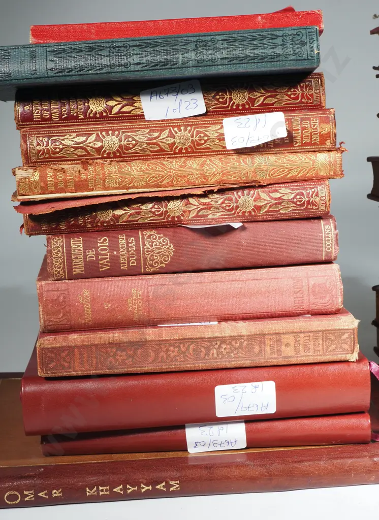 An Assorted Lot of Twenty-Three Bound Books - English Literature & One Persian. Image 1++