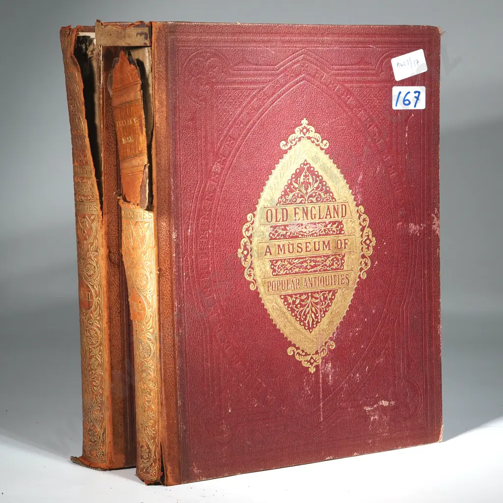 Old England: A Pictorial Museum Of Regal, Ecclesiastical, Baronial, Municipal, And Popular Antiquities. 2 Volumes. KNIGH Image 1++