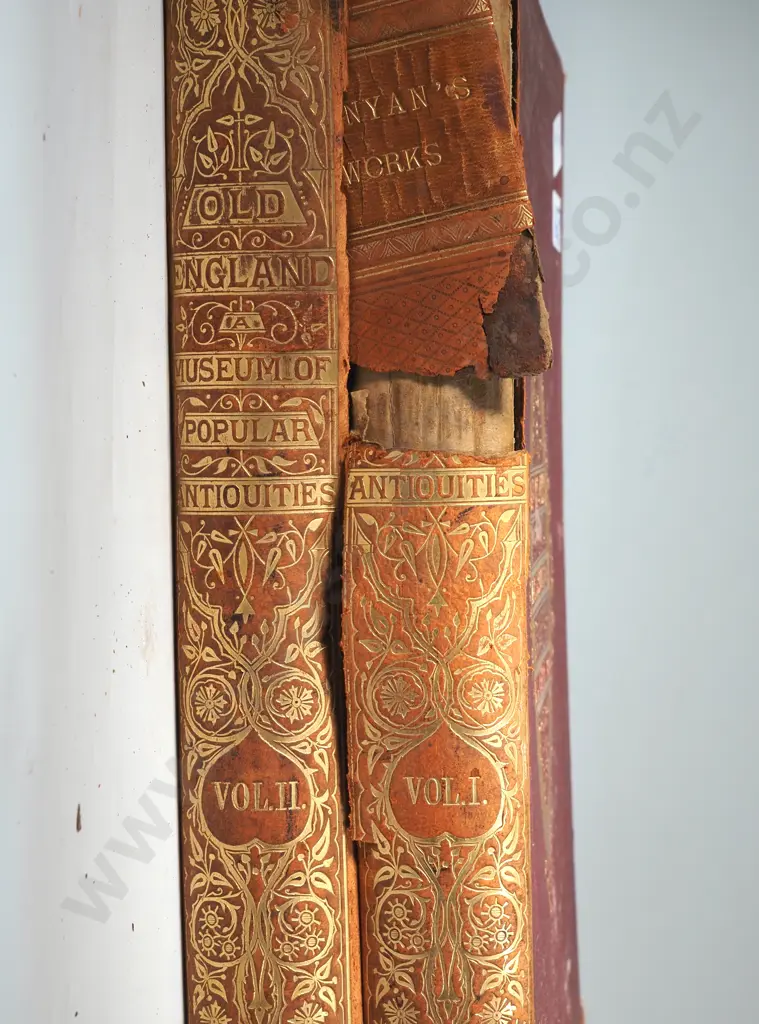 Old England: A Pictorial Museum Of Regal, Ecclesiastical, Baronial, Municipal, And Popular Antiquities. 2 Volumes. KNIGH Image 1++