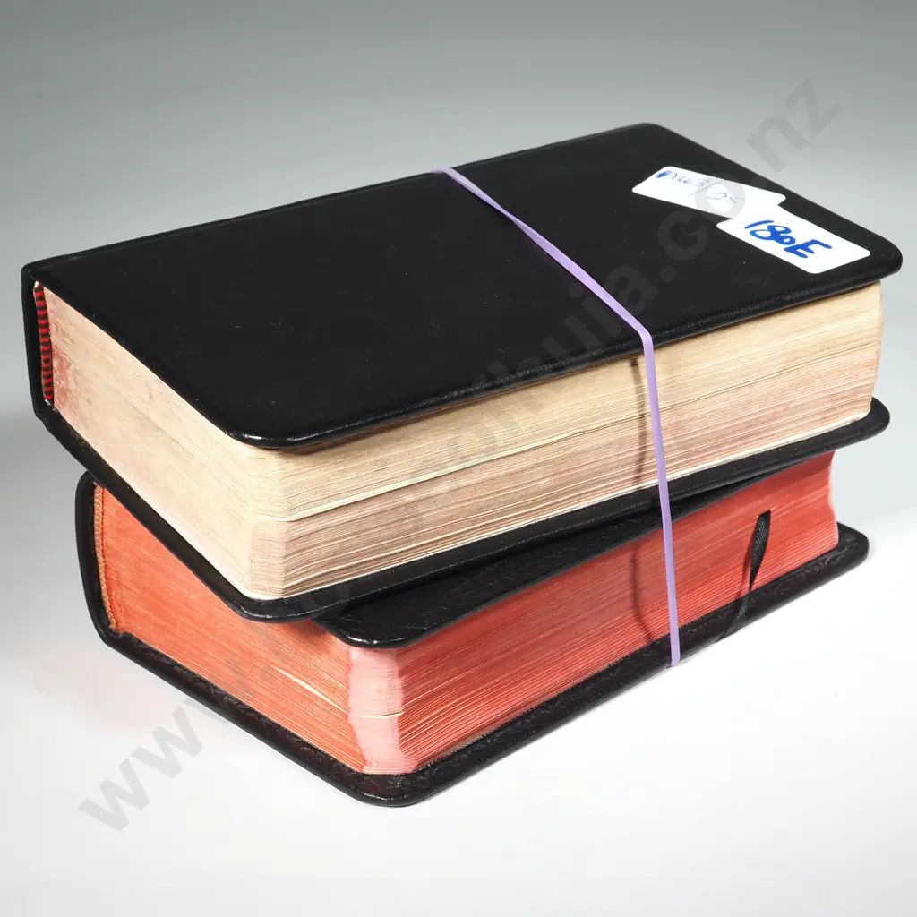 Two Black Leather Bound Books- The New Marlan Missal & Roman Missal  Image 1++