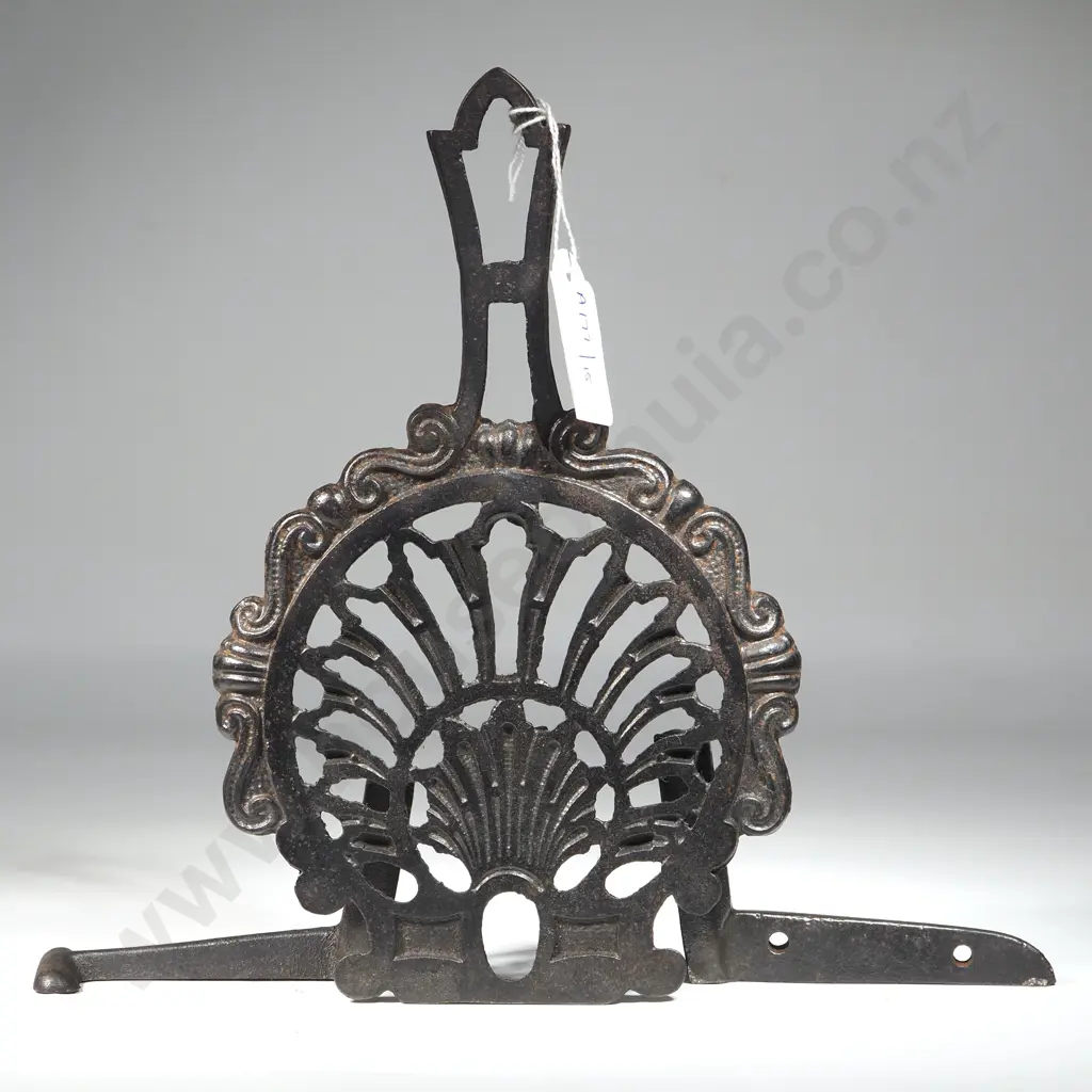 Cast Iron Trivet with Heavy Moulded Decoration  Image 1++