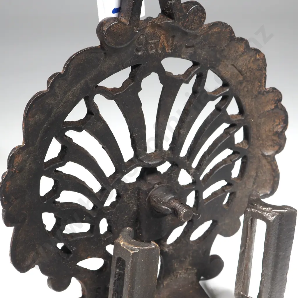 Cast Iron Trivet with Heavy Moulded Decoration  Image 1++