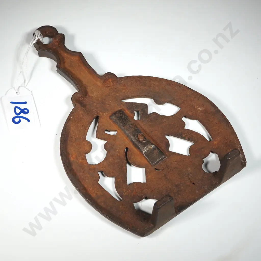 Cast Iron Trivet With Fretwork Decoration  Image 1++
