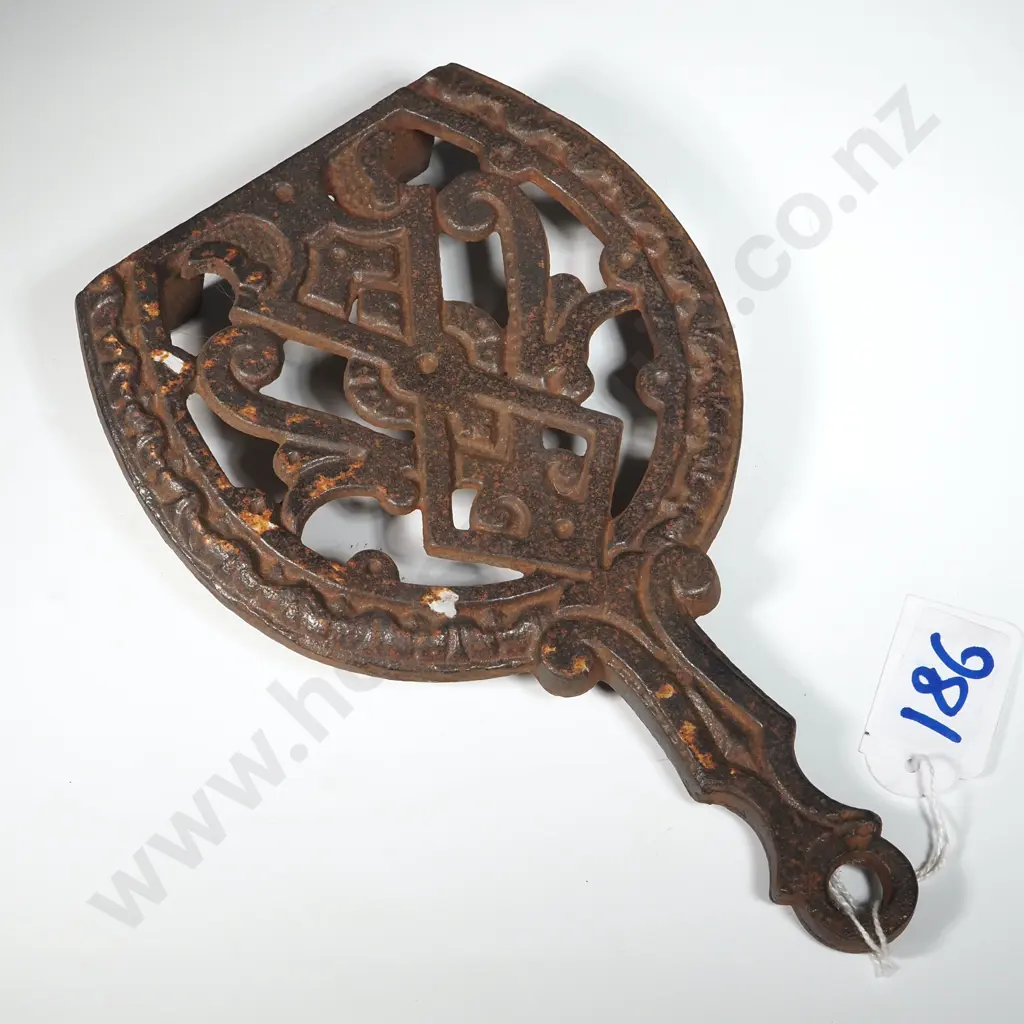Cast Iron Trivet With Fretwork Decoration  Image 1++