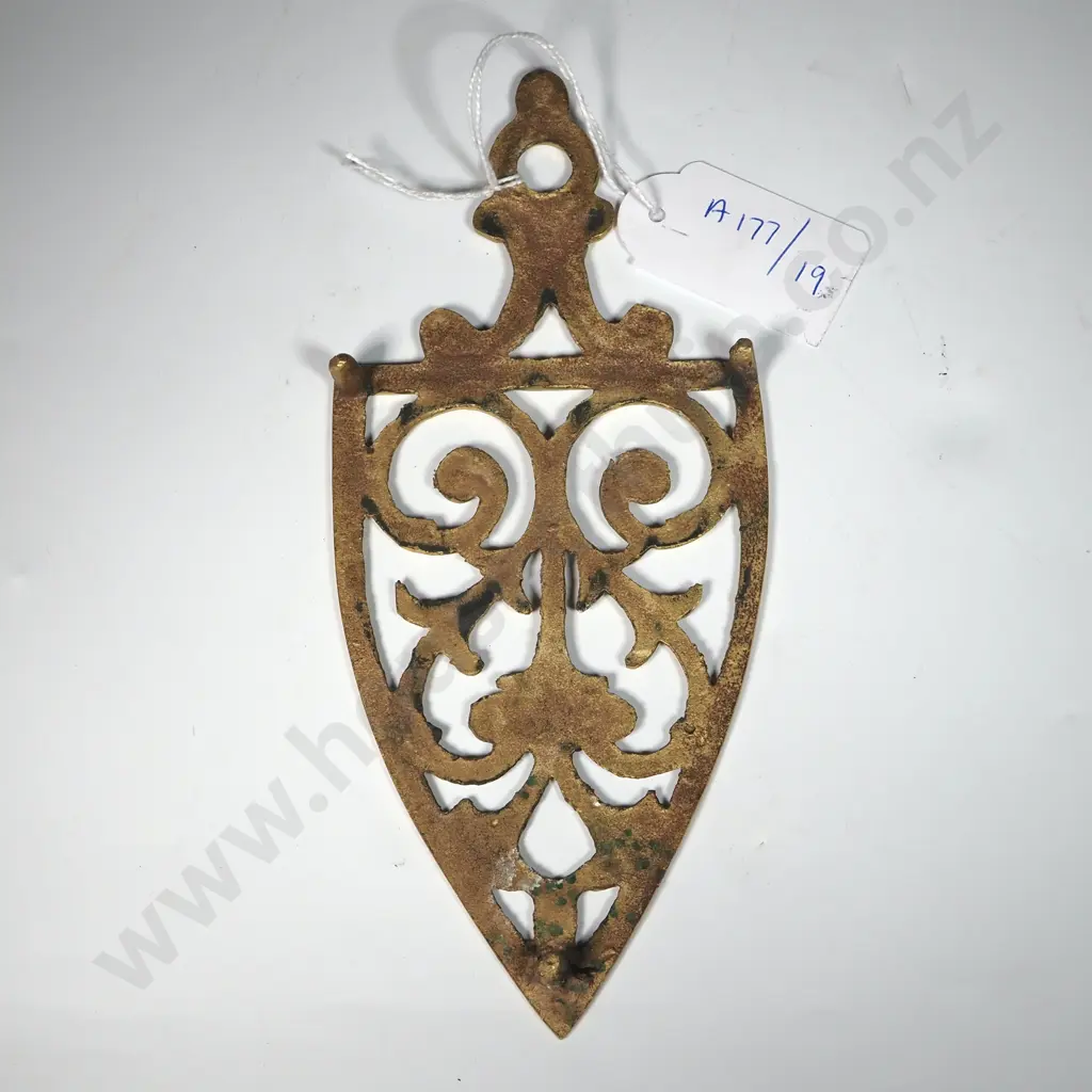 Brass Fretwork Iron Trivet  Image 1++