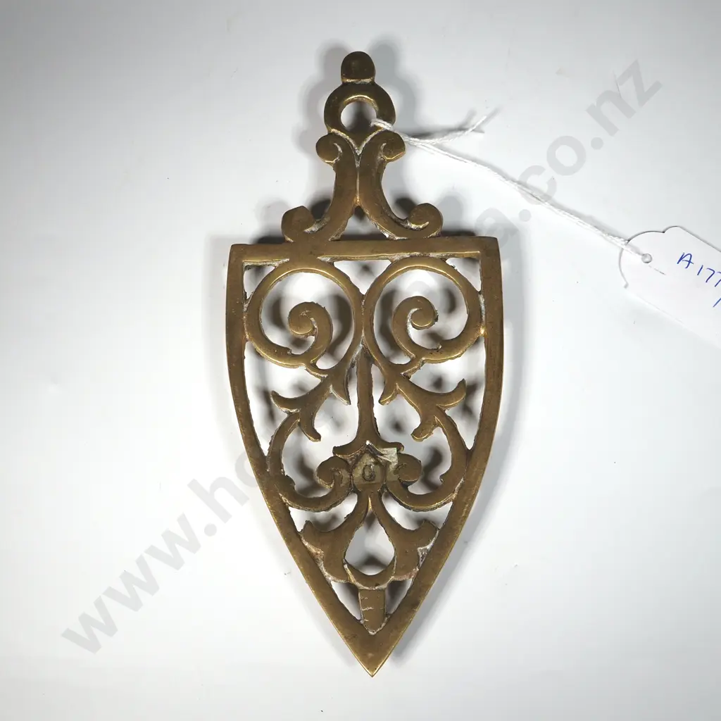 Brass Fretwork Iron Trivet  Image 1++