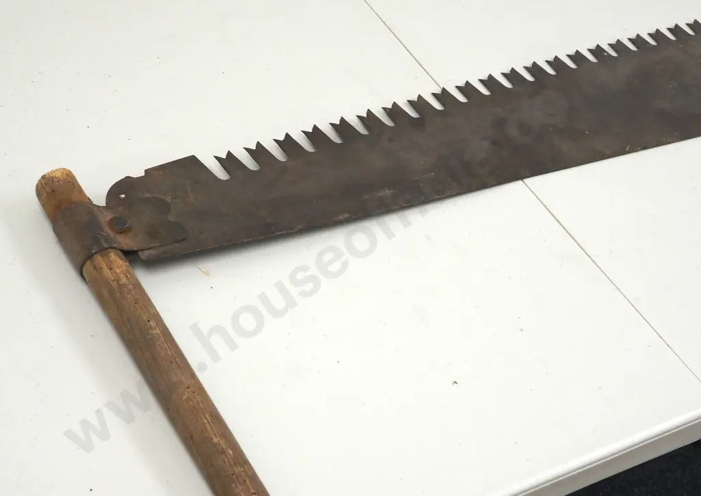 Vintage 1.8 Meter Double Handle Pit Saw - Not Original Wooden Handles  Image 1++