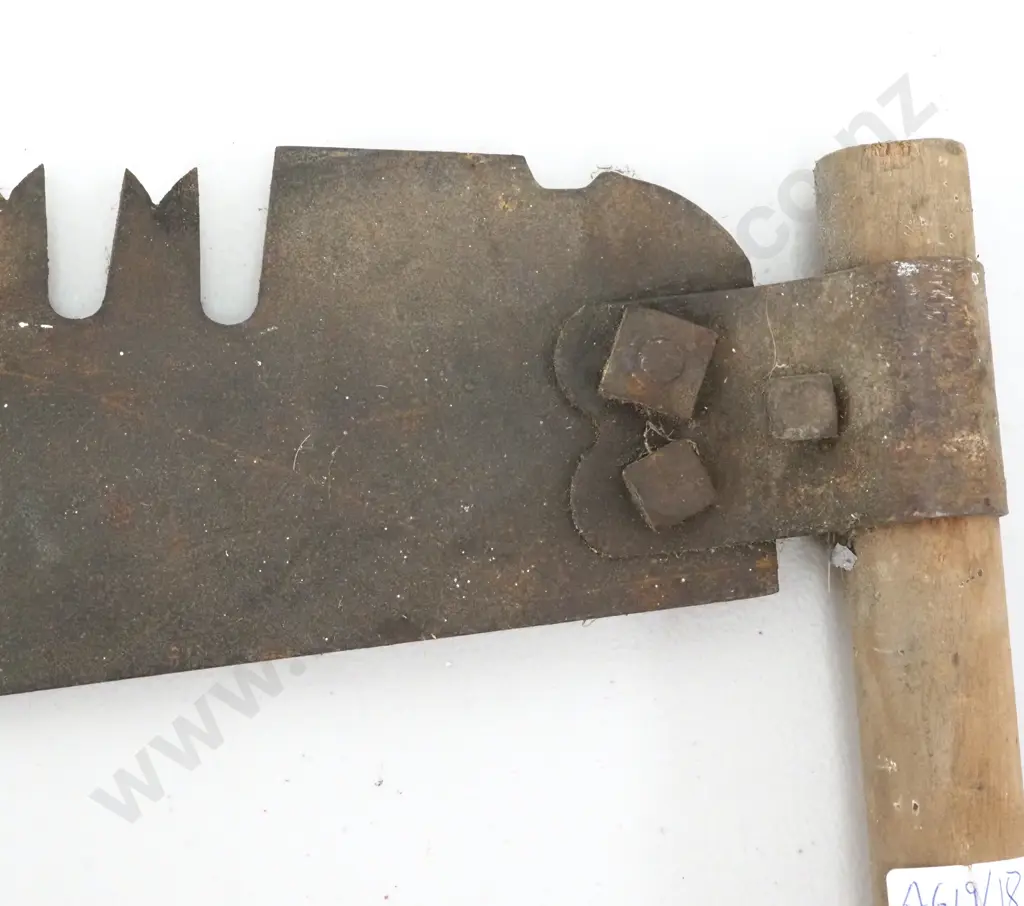 Vintage 1.8 Meter Double Handle Pit Saw - Not Original Wooden Handles  Image 1++