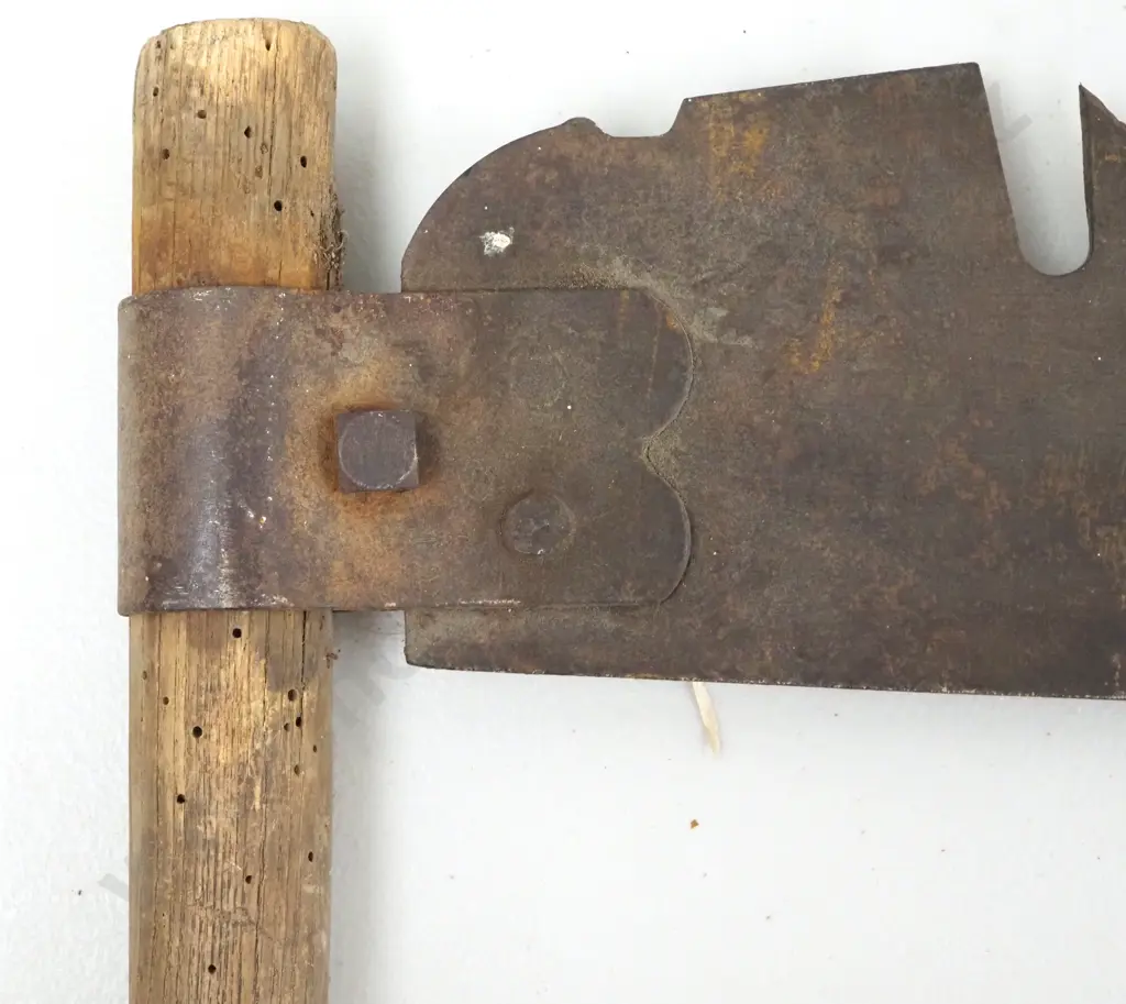 Vintage 1.8 Meter Double Handle Pit Saw - Not Original Wooden Handles  Image 1++