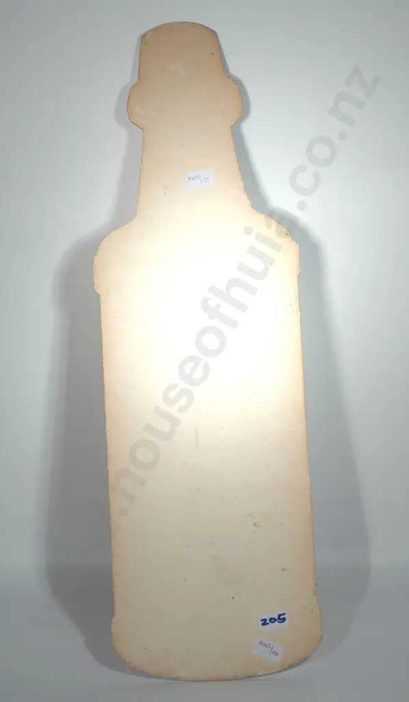 Supermarket Die-Cut Card POS For White Magic Bleach Introduced To NZ In The 1950s By RH Armstrong & Co, Image 1++