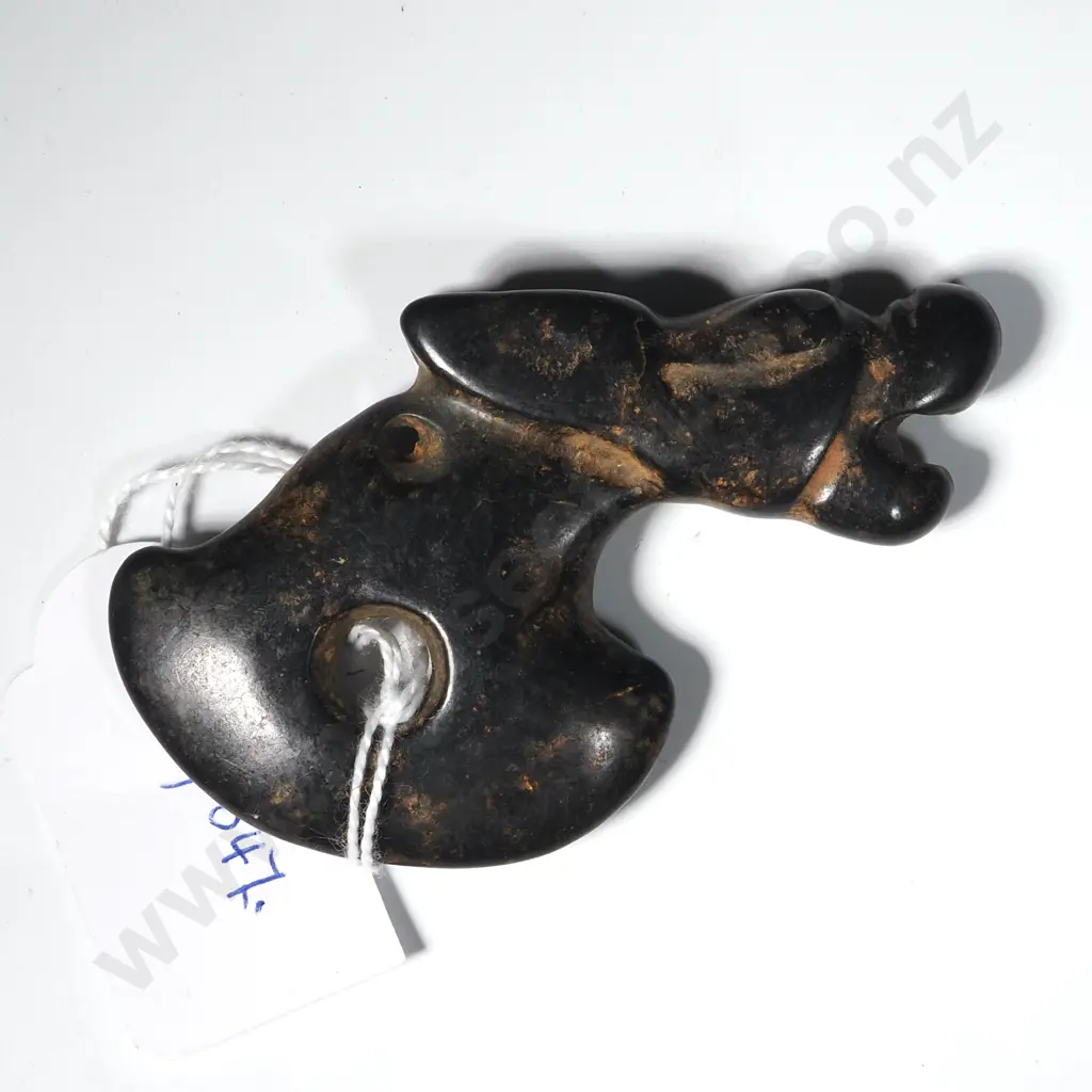 Carved Stone Figure Of A Stylized Horse. Possibly From The Hongshan Culture Image 1++