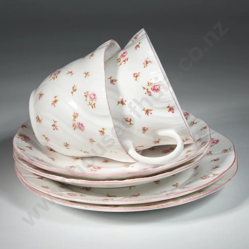 Pair Of Rosina Trios In The "Queens Fleur"Pattern Image 1++