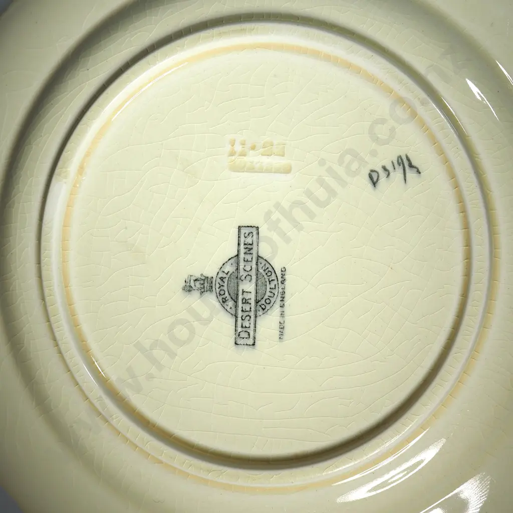 Three Royal Doulton Desert Scene Plates  Image 1++