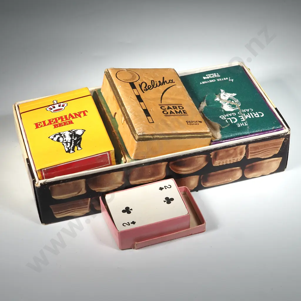 Collection Of Vintage Card Games & Cards Including The Crime Club Card Game, Relisha & Lexicon Image 1++