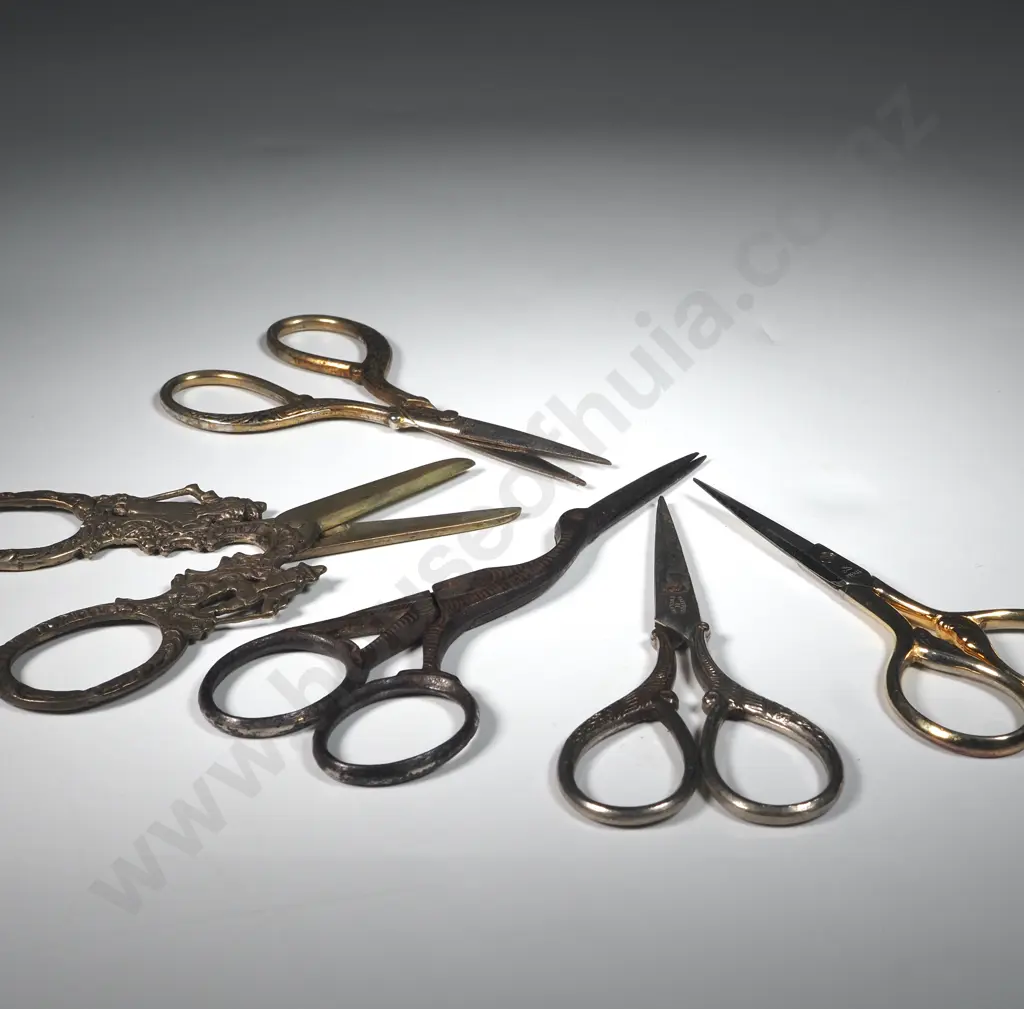 Five Decorative Sewing Scissors  Image 1++