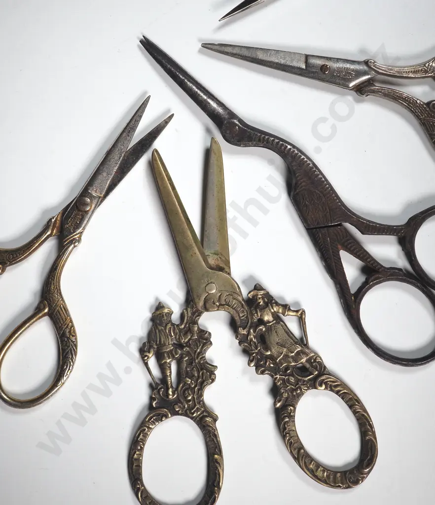 Five Decorative Sewing Scissors  Image 1++