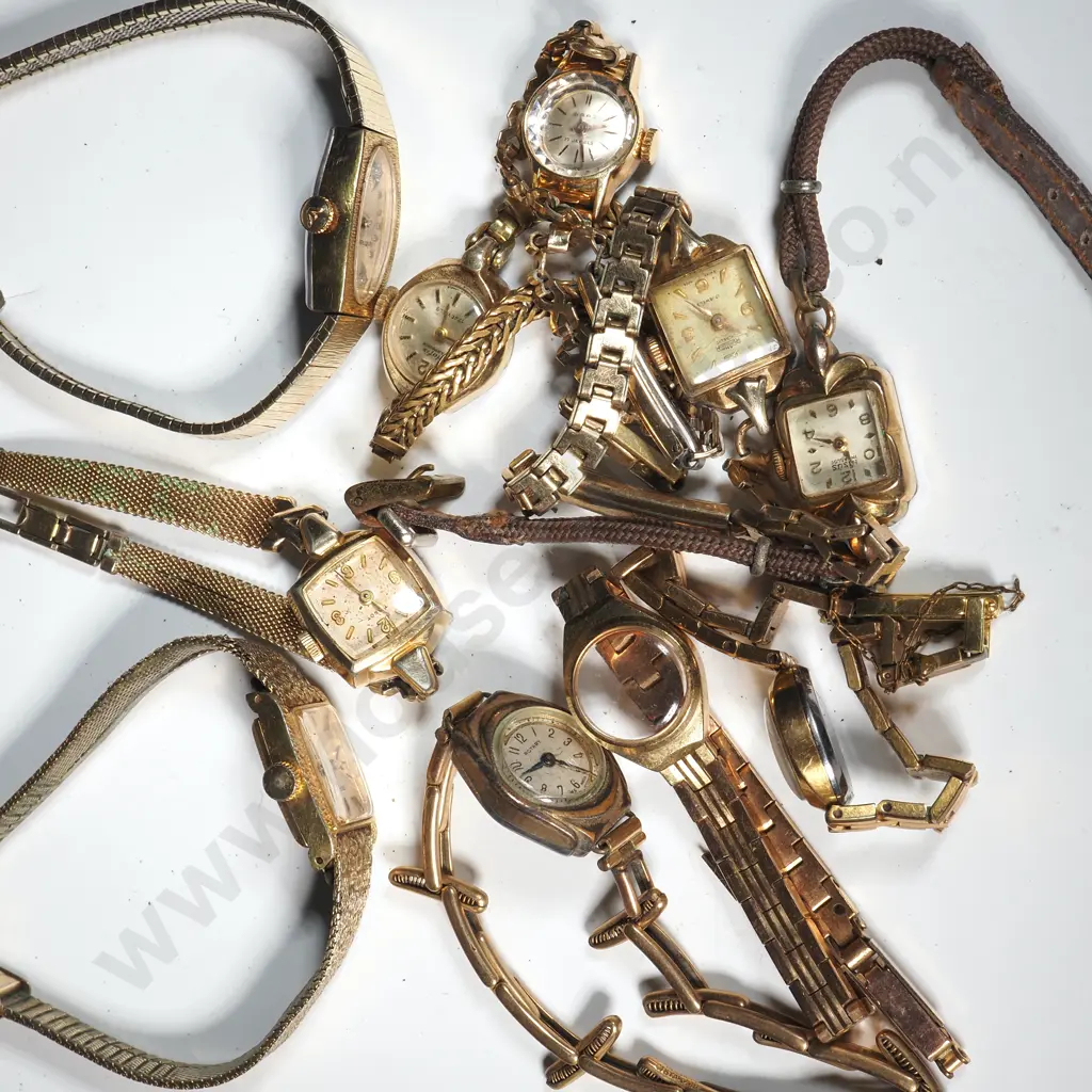 Ten Vintage Ladies Watches. Not Tested Image 1++