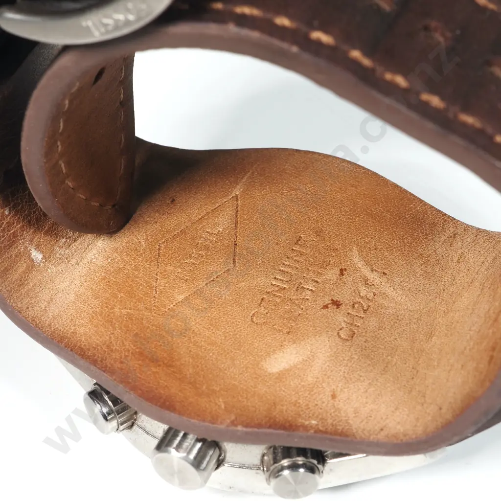 Fossil Coachman Chronograph Brown Leather Watch CH2891 Image 1++