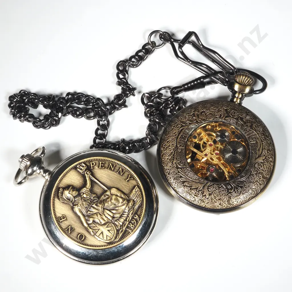 Two Novelty Pocket Watches.  Image 1++