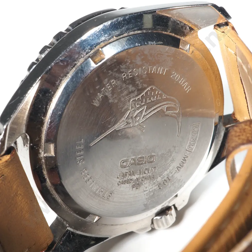 Casio Mens Stainless Steel  Wristwatch WR 200 Image 1++