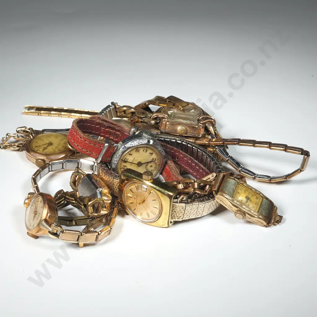 Ten Vintage Ladies Watches. Not Tested Image 1++