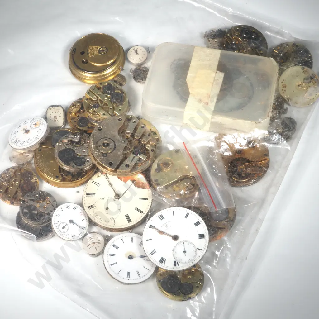 Large Quantity Of Watch  Movements & Parts Image 1++