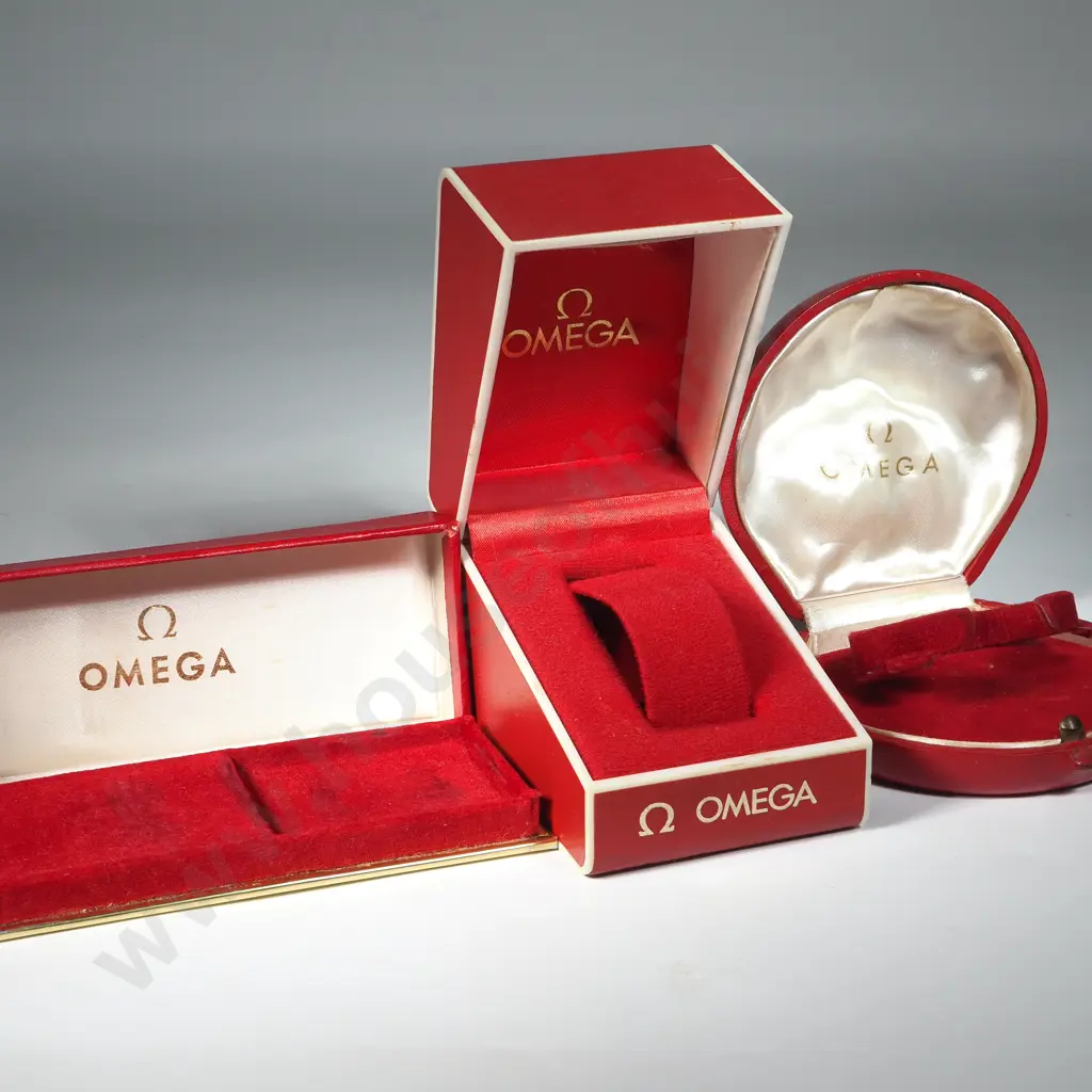 Three  Omega Watch Boxes Image 1++