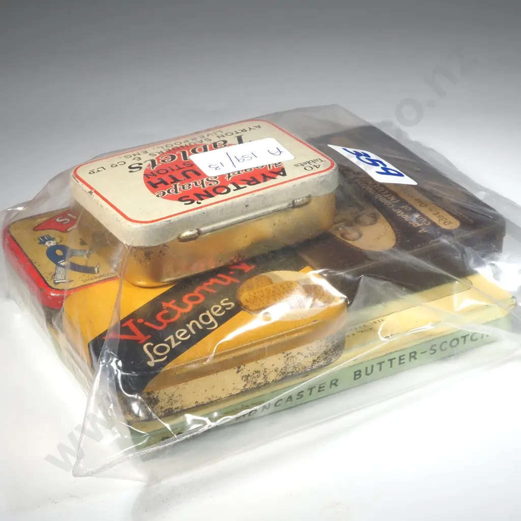 Bag of Vintage British Advertising Tins Image 1++