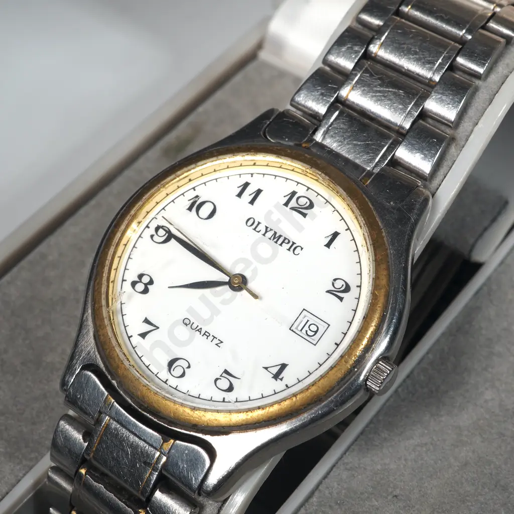Olympic  Quartz Swiss Mens Watch In Box Image 1++