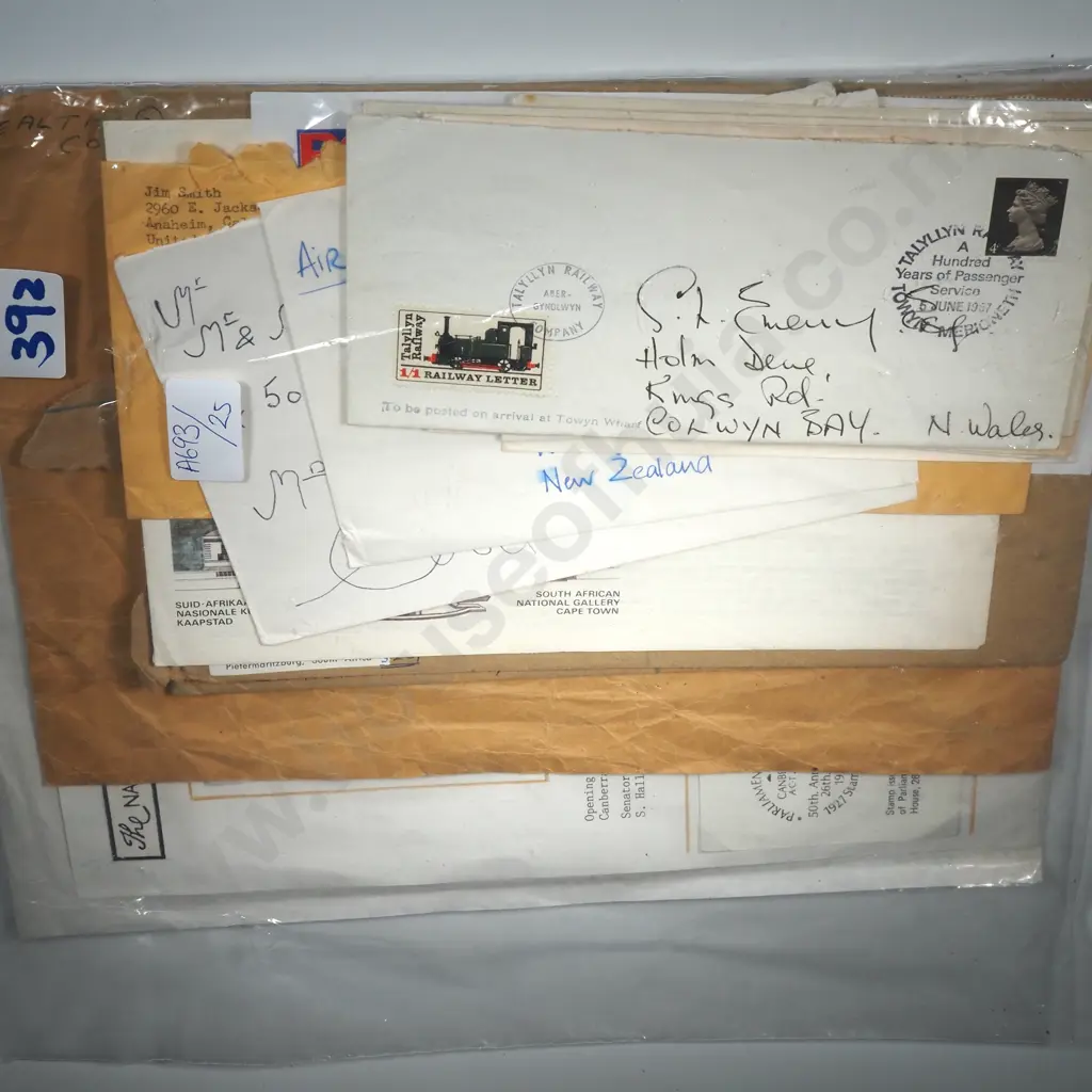 Lot of Assorted First Day Covers, Envelopes etc. Image 1++