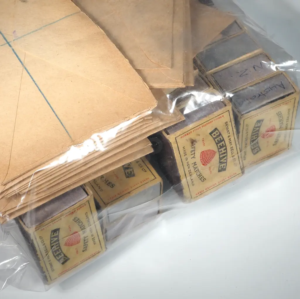 Envelopes, Cigarette & Match Boxes Containing Loose Stamps - Franked & Unfranked. Image 1++