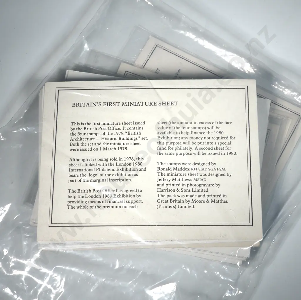 Lot of International Stamp Exhibition Miniature Stamp Sheets. Image 1++