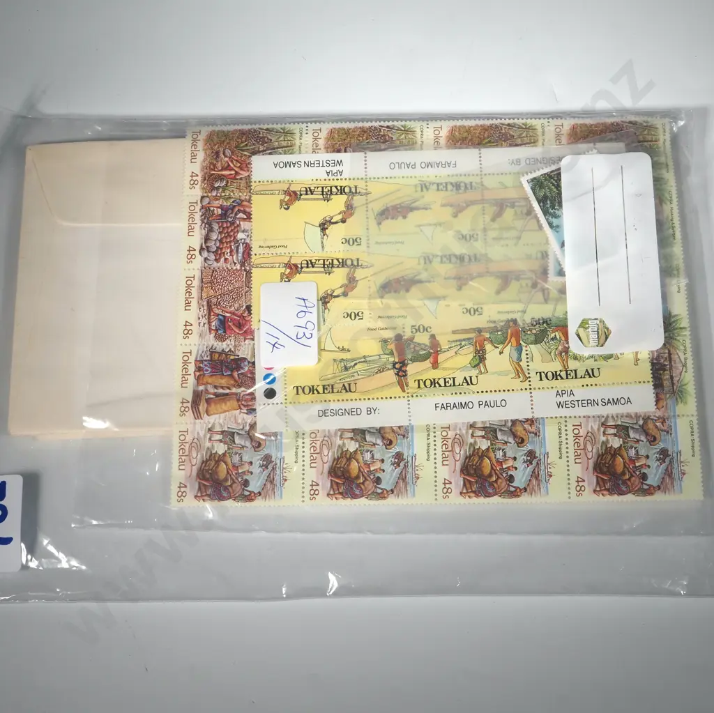 Lot of Tokelau First Day Covers, Sheets and Loose Stamps. Image 1++