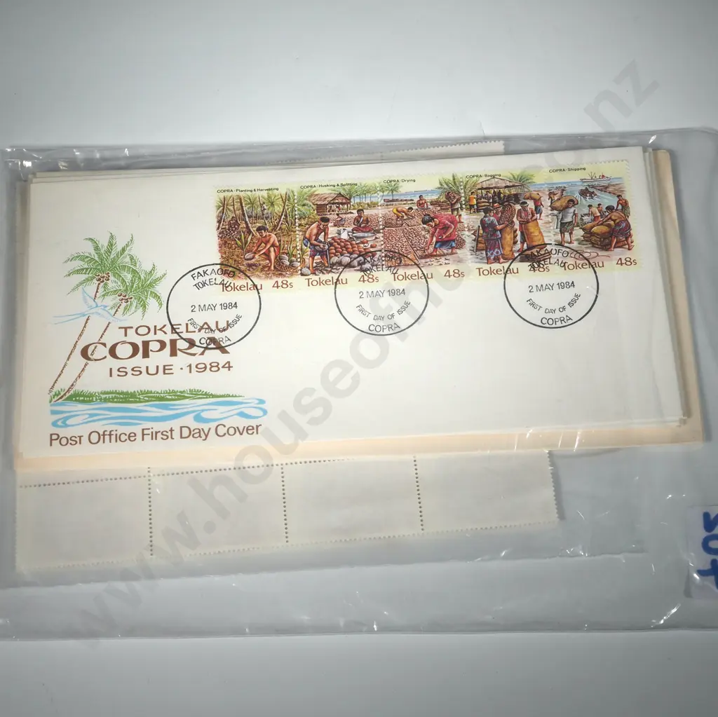 Lot of Tokelau First Day Covers, Sheets and Loose Stamps. Image 1++