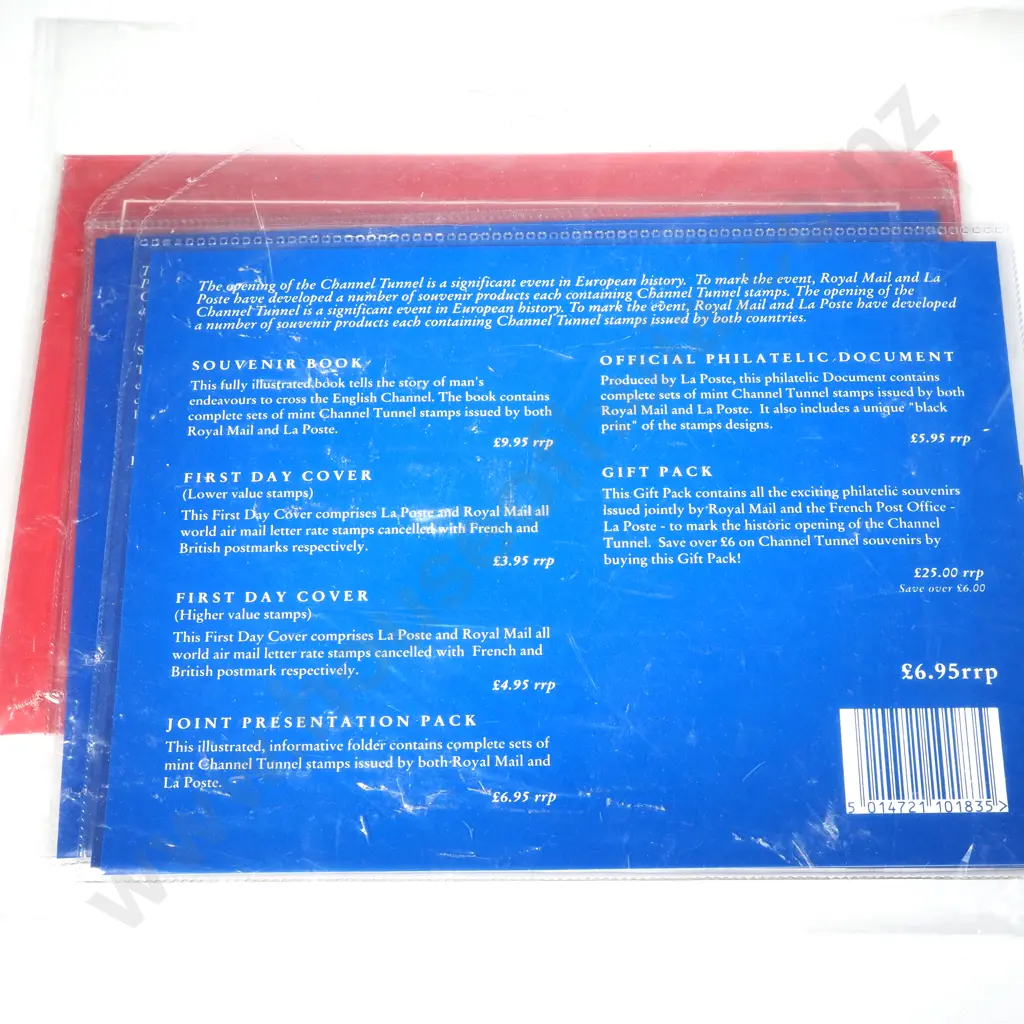 Royal Mint & Benham First Day Souvenir Covers - Opening of the Channel Tunnel. Image 1++