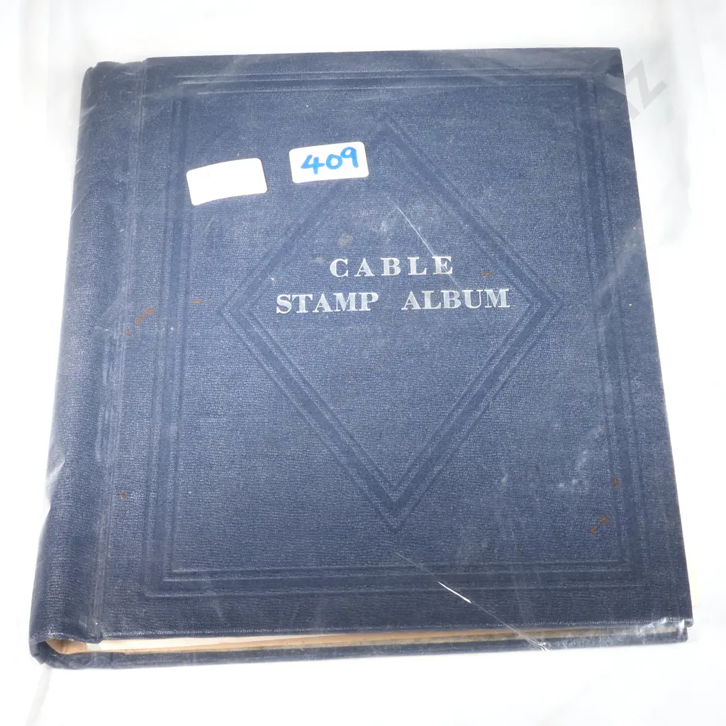 Cable Stamp Album Containing Assorted Stamps. Image 1++